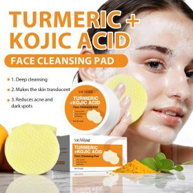 Turmeric acid cleaning cotton pads