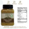 Pride of India – Tikka Curry Masala Seasoning Spice – Gourmet Curry Mix – Ideal for Vegetarian and Meat Dishes – Natural & GMO Free – Easy To Use - 8