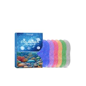 Hoygi Collagen Forehead Mask, Lip Line Fade, Remove Dead Skin, Prevent Dry And Crack, Moisturizing And Care Lip Mask (Option: 6pieces-58g-3.35*0.91*6.42inch)