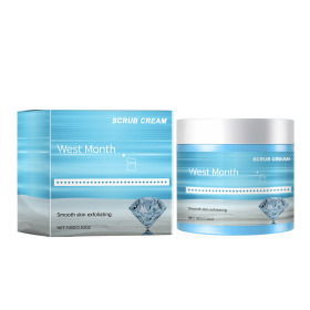 West&Month Exfoliating Body Scrub, Clear Skin, Remove Dead Skin, Smooth And Brightening Skin Scrub (Option: 100g-125.51g-2.24*2.24*2.24inch)